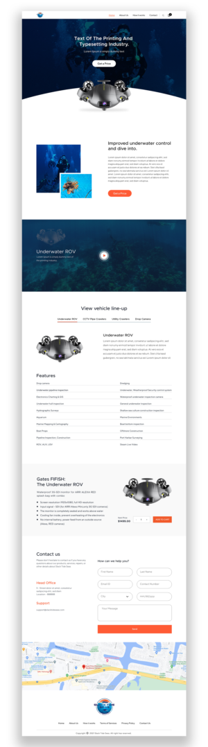 Web Design by Cre8r for Slack Tide Seas | Design: #27704700