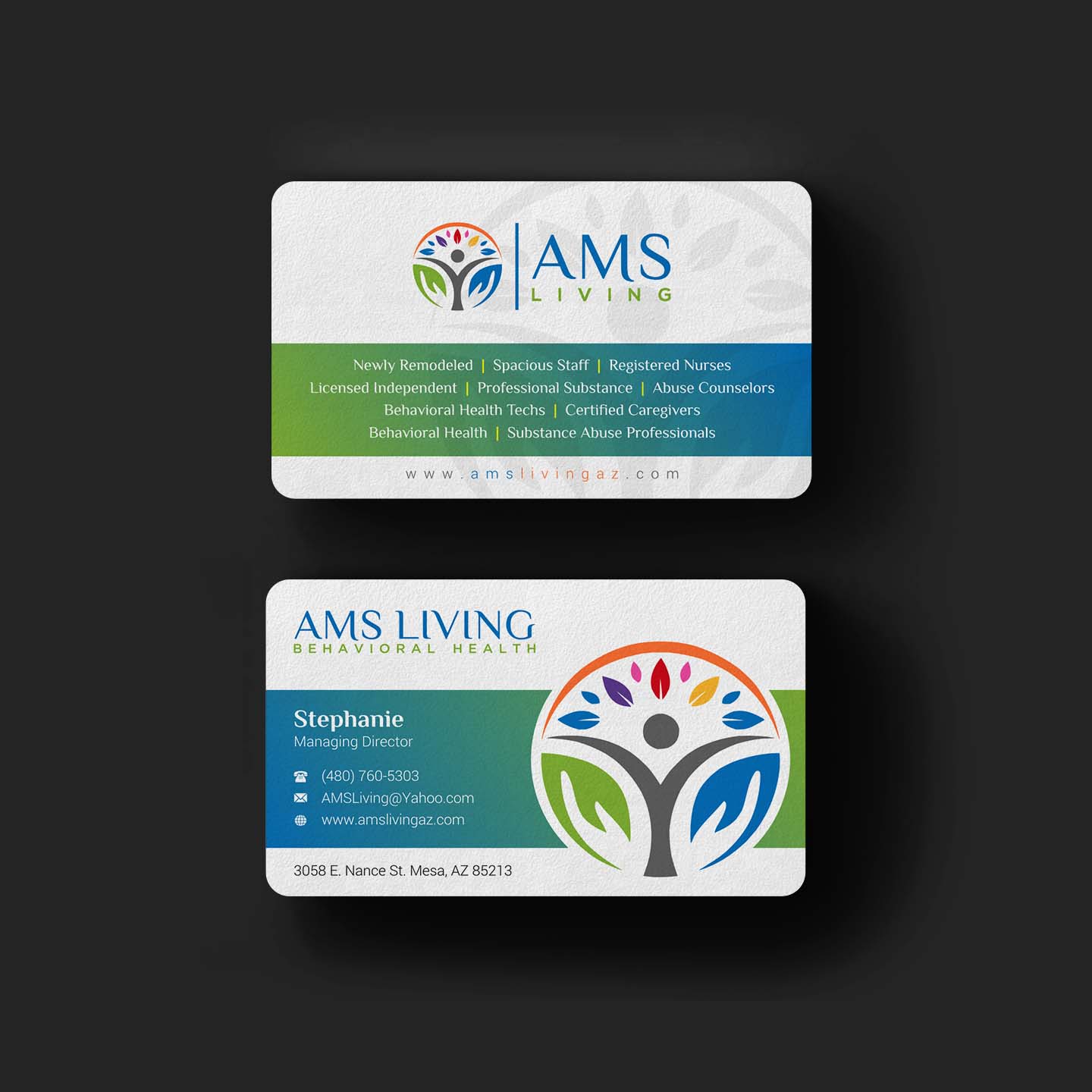 Design de Carte de Visite par INDIAN_Ashok pour AMS LIVING, LLC  | Design #27703524