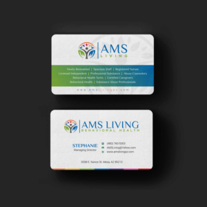Diseño de Tarjeta de Presentación por INDIAN_Ashok para AMS LIVING, LLC  | Diseño: #27703527