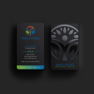 Design de Carte de Visite par INDIAN_Ashok pour AMS LIVING, LLC  | Design : #27703623