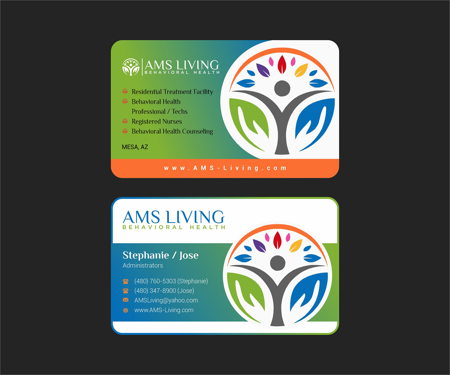 Design de Carte de Visite par INDIAN_Ashok pour AMS LIVING, LLC  | Design : #27814708