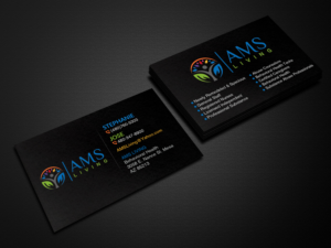 Business Card Design by Creations Box 2015 for AMS LIVING, LLC  | Design: #27702938
