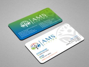 Business Card Design by Creations Box 2015 for AMS LIVING, LLC  | Design: #27704796