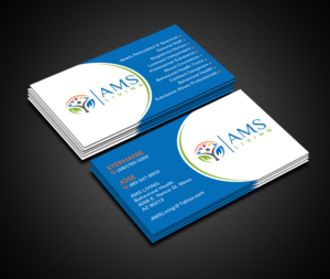 Business Card Design by Creations Box 2015 for AMS LIVING, LLC  | Design: #27704807