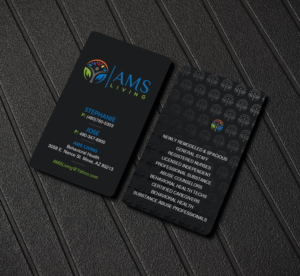 Business Card Design by Creations Box 2015 for AMS LIVING, LLC  | Design: #27704815