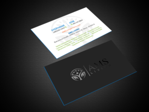 Business Card Design by Creations Box 2015 for AMS LIVING, LLC  | Design: #27704821