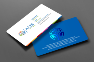 Business Card Design by chandrayaan.creative for AMS LIVING, LLC  | Design: #27702761