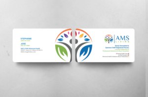 Business Card Design by chandrayaan.creative for AMS LIVING, LLC  | Design: #27704077