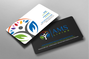 Business Card Design by chandrayaan.creative for AMS LIVING, LLC  | Design: #27704078