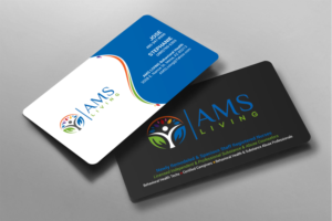 Business Card Design by chandrayaan.creative for AMS LIVING, LLC  | Design: #27704079