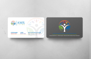 Business Card Design by chandrayaan.creative for AMS LIVING, LLC  | Design: #27704080