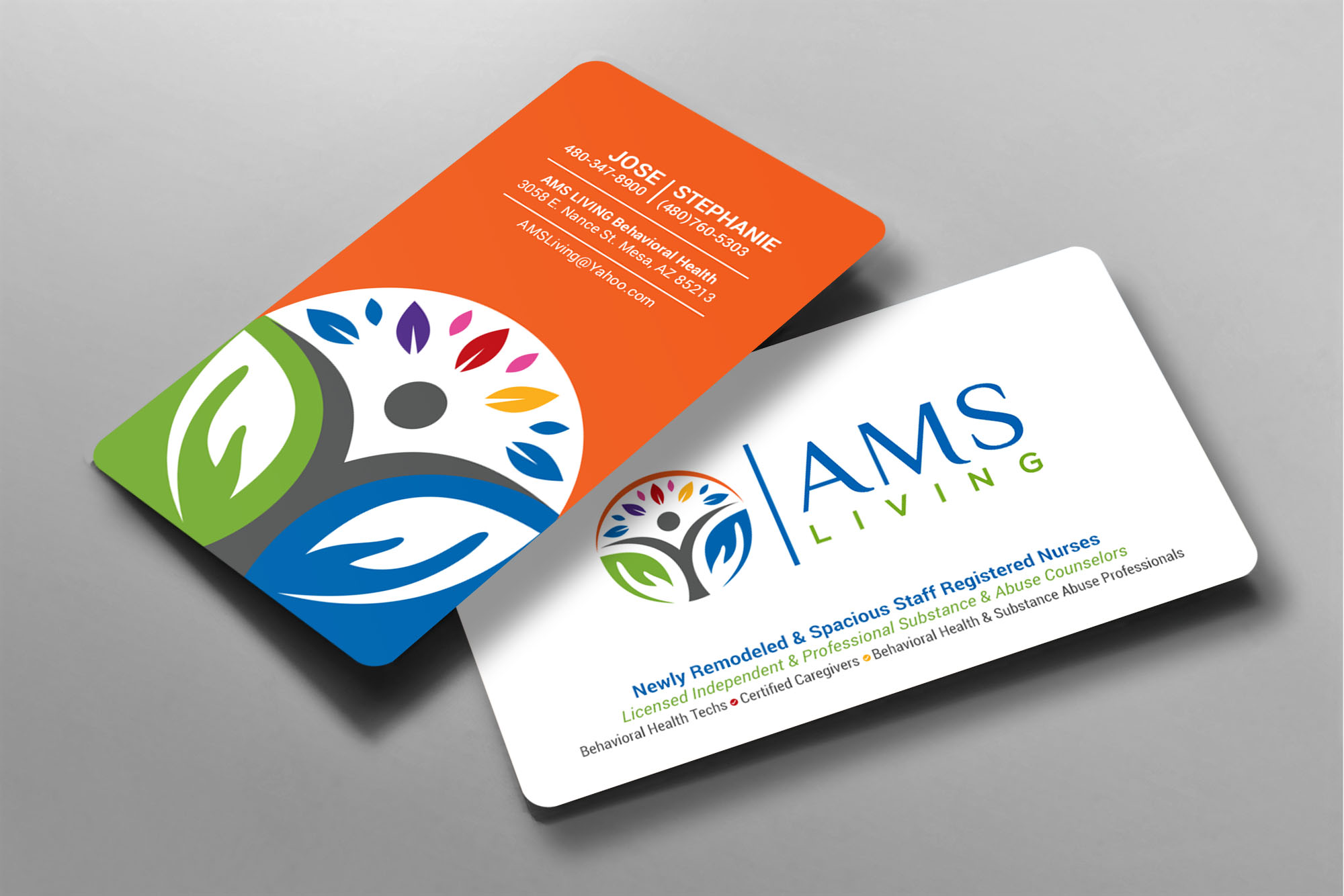 Design de Carte de Visite par chandrayaan.creative pour AMS LIVING, LLC  | Design #27704082