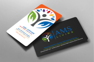 Business Card Design by chandrayaan.creative for AMS LIVING, LLC  | Design: #27704083