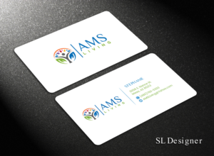 Business Card Design by SL Designer for AMS LIVING, LLC  | Design: #27703718