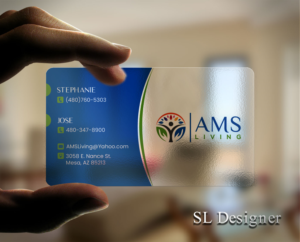 Business Card Design by SL Designer for AMS LIVING, LLC  | Design: #27703726