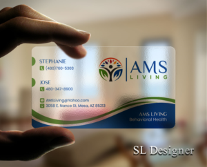 Business Card Design by SL Designer for AMS LIVING, LLC  | Design: #27703727