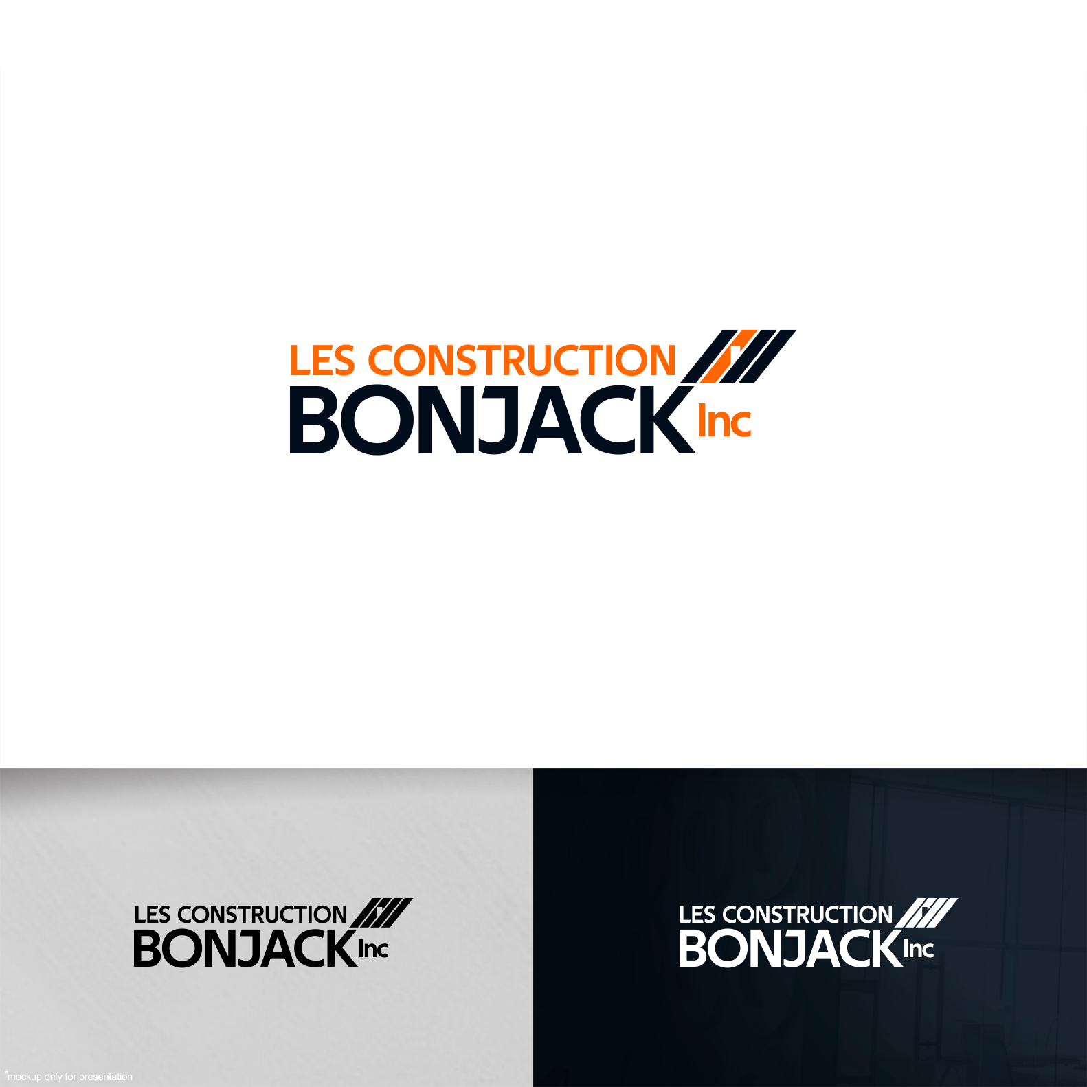 Logo-Design von Arham Hidayat für Les Constructions Bonjack inc | Design #27720260