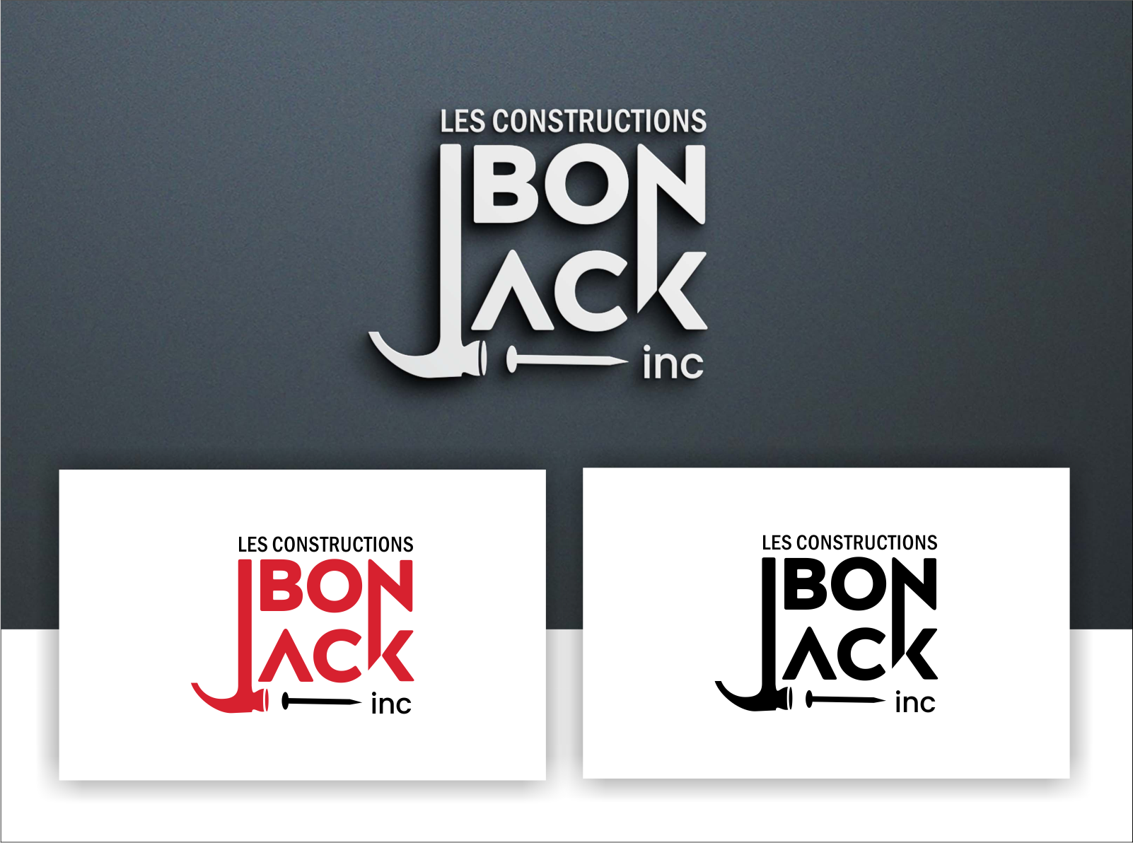 Design de Logo par Udaya G pour Les Constructions Bonjack inc | Design #27727948