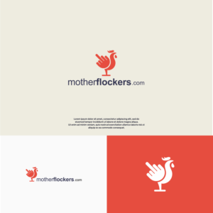 Motherflockers.com | Logo Design by DesignFirst