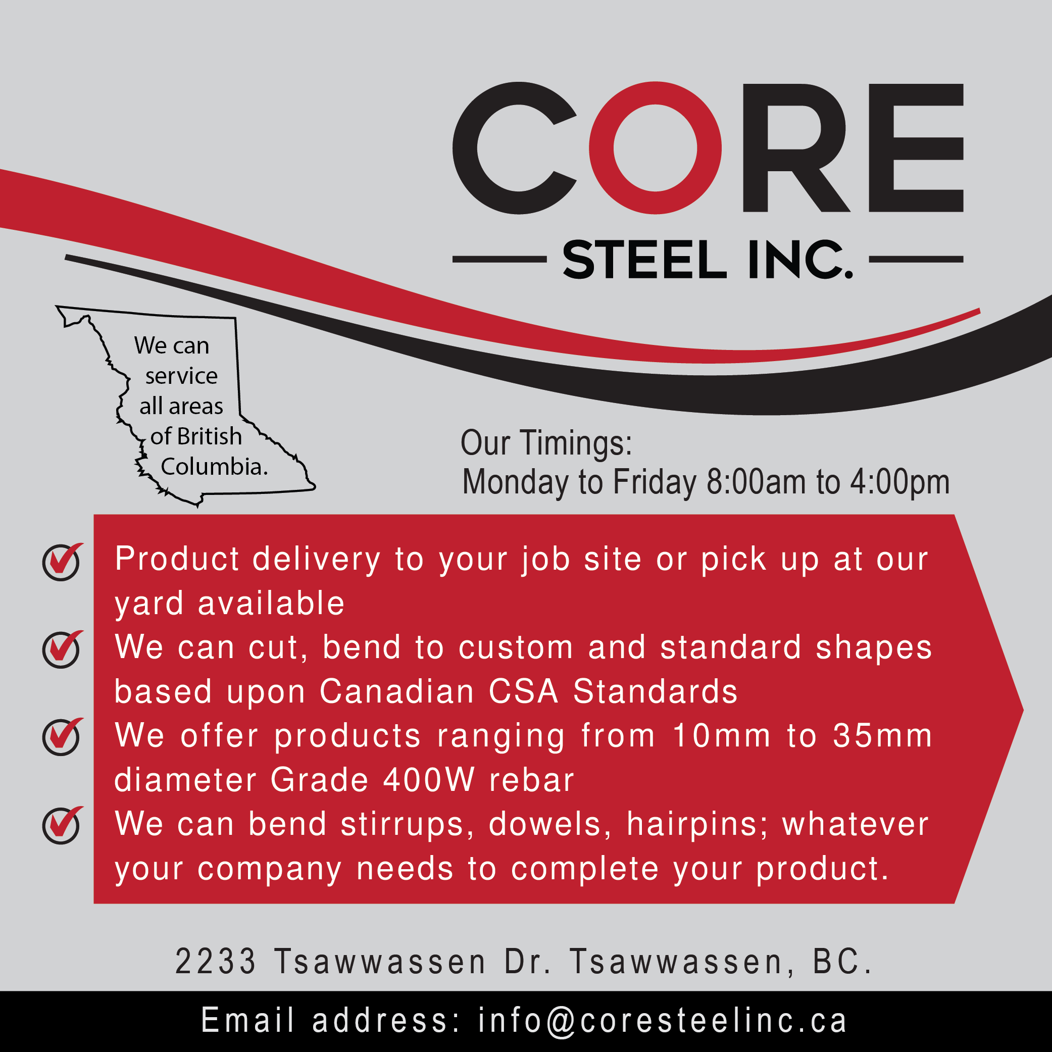 Diseño de Facebook por liaarts para Core Steel Inc. | Diseño #27705445
