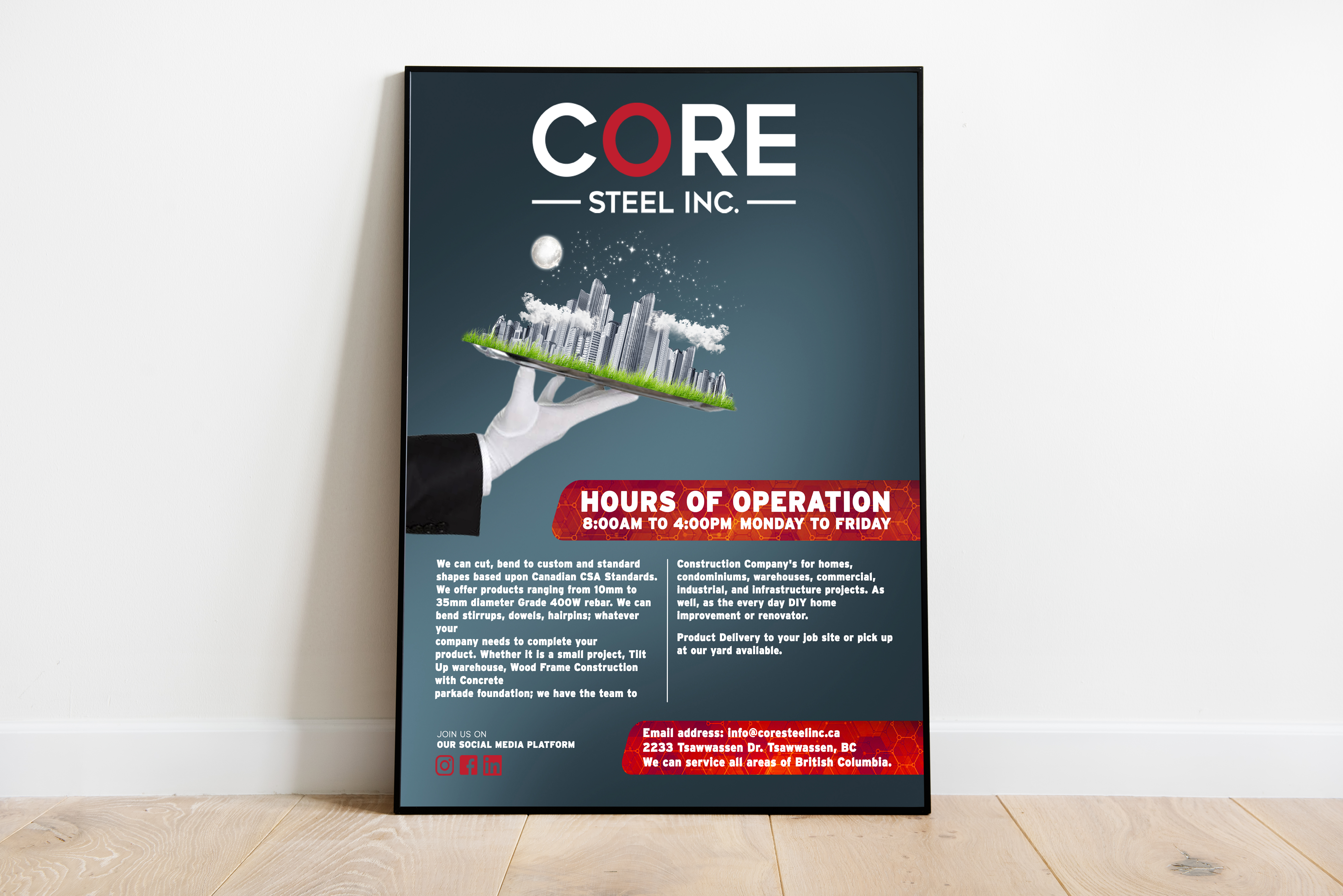 Facebook Design by Andre Samuels for Core Steel Inc. | Design #27726319