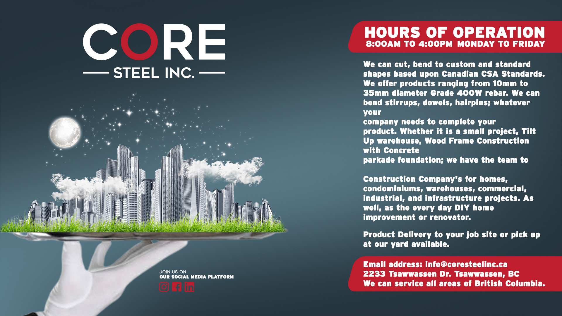Facebook Design by Andre Samuels for Core Steel Inc. | Design #27726329