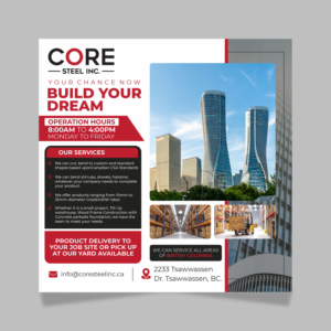 Diseño de Facebook por colourstreak para Core Steel Inc. | Diseño: #27725406