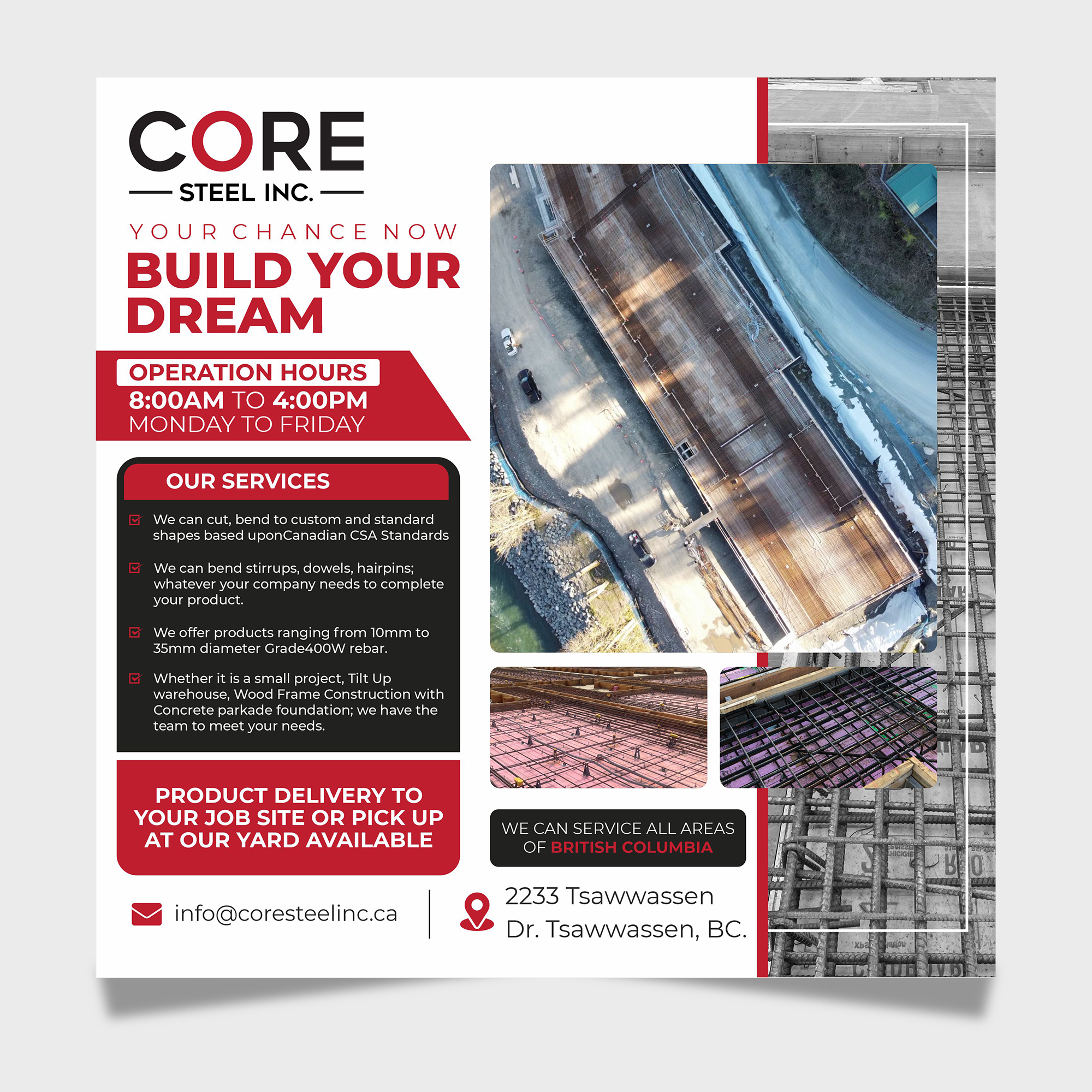 Facebook-Design von colourstreak für Core Steel Inc. | Design #27765813