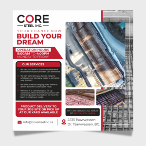 Diseño de Facebook por colourstreak para Core Steel Inc. | Diseño: #27765813