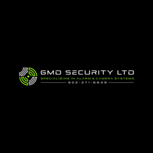 GMD SECURITY LTD            SPECIALIZING IN ALARM & CAMERA SYSTEMS. 902-371-6649 | Design de Logo par Ashani Bhattacharya