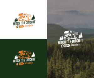 Hitch it & Ditch it RV Rentals | Logo Design by Iris 3