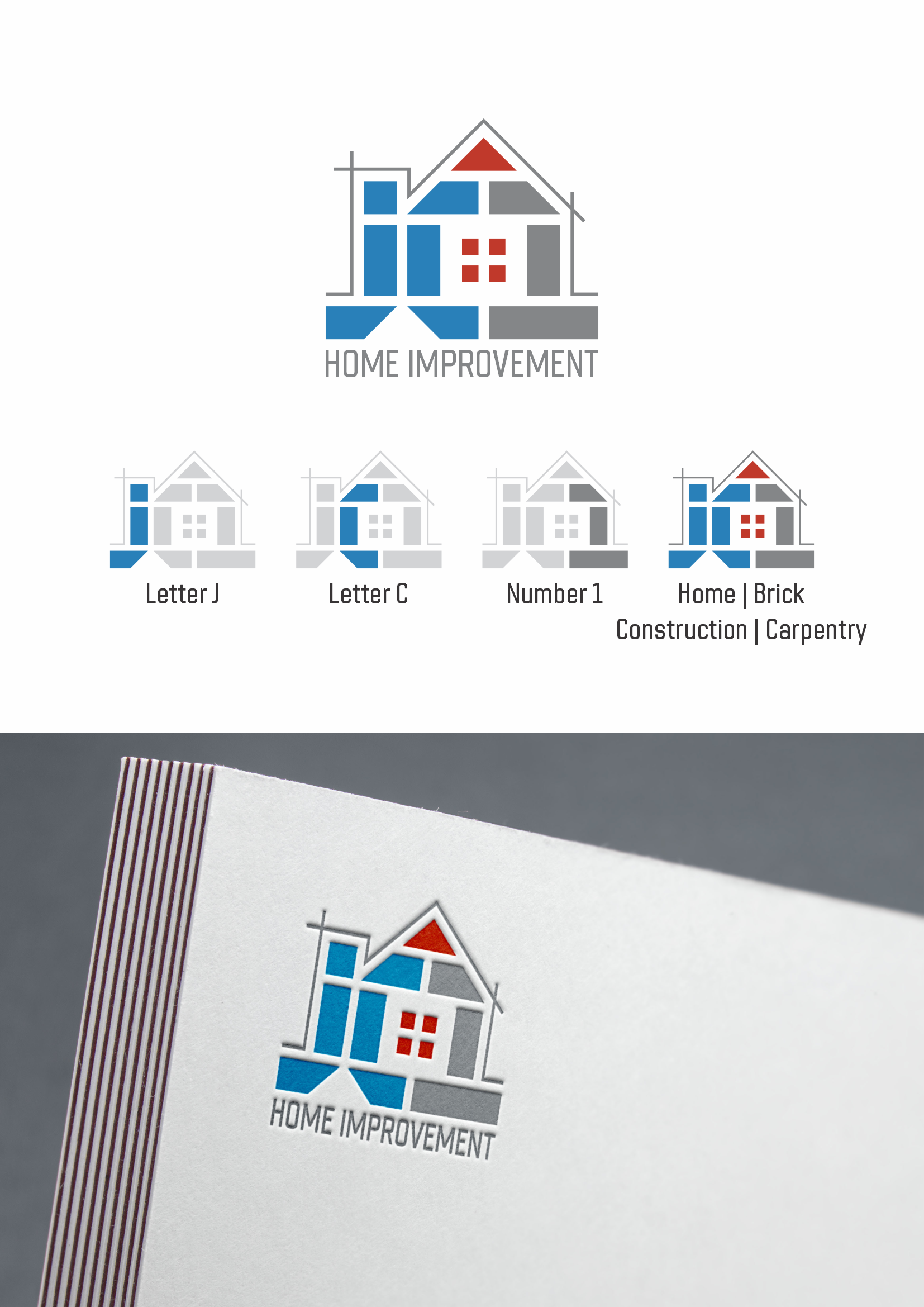 Logo Design by Gustiart for JC1 Home Improvement | Design #27735604