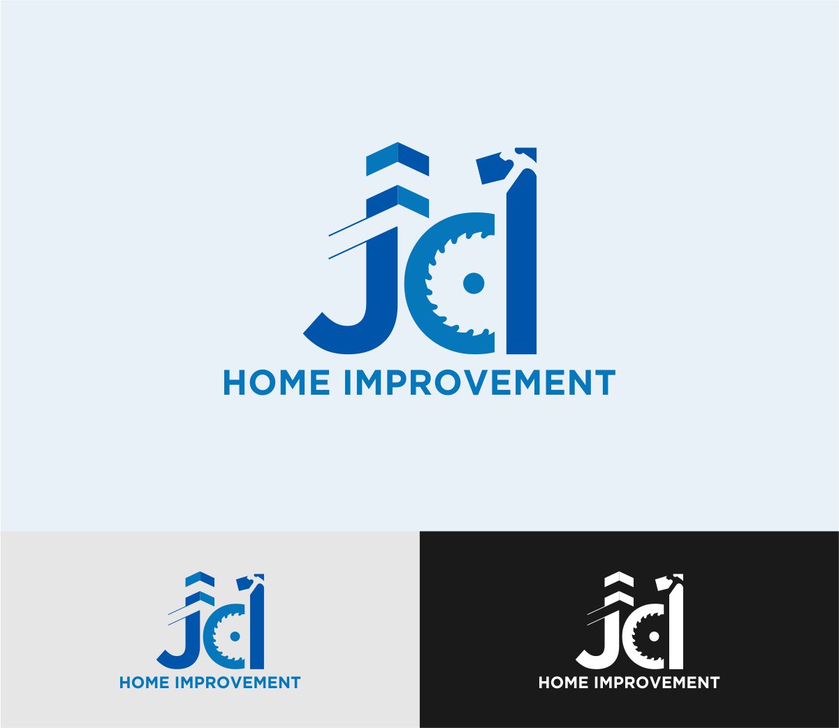 Logo Design by Rajiv Kumar for JC1 Home Improvement | Design #27738403