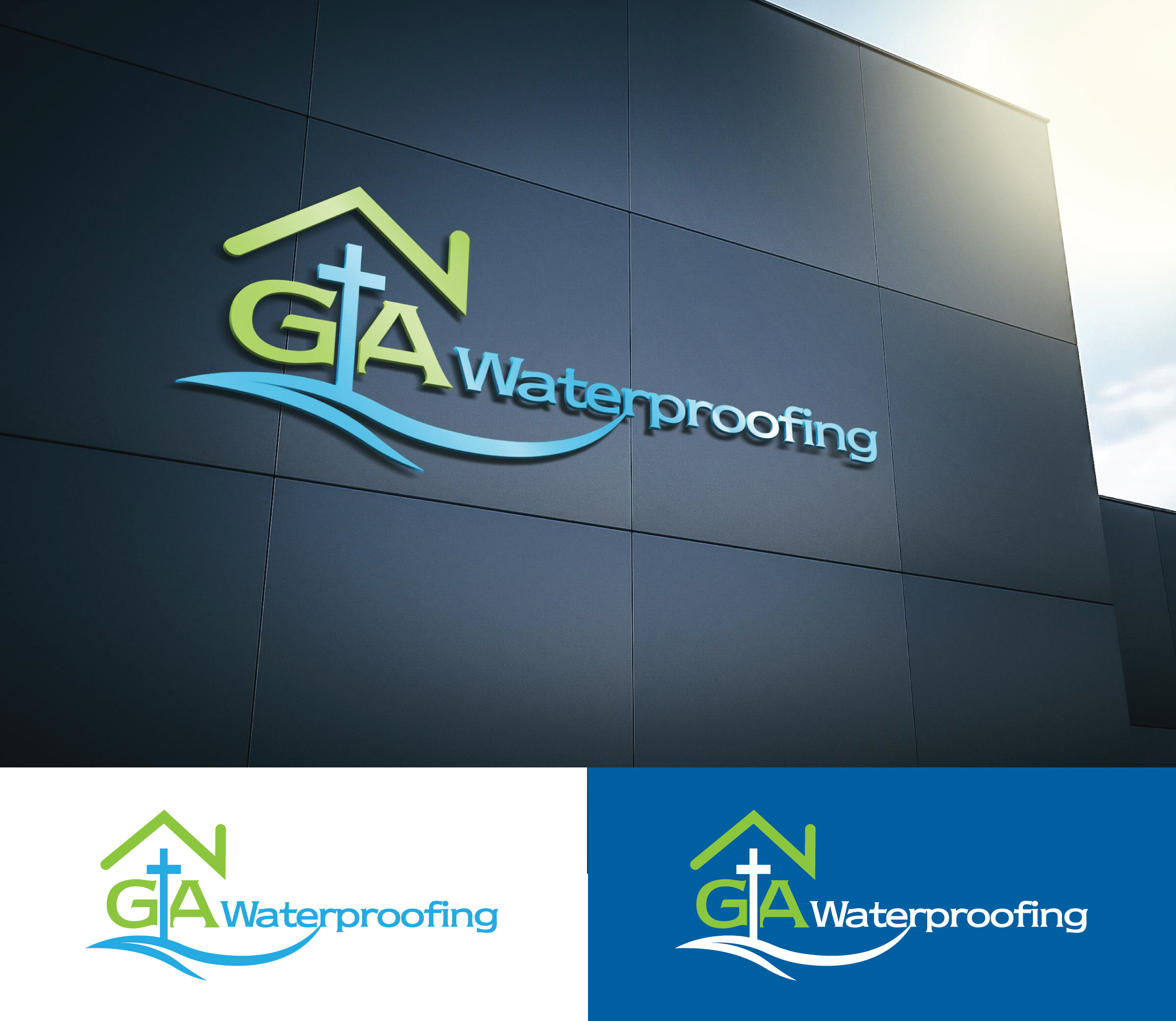 Logo Design by StromDesignHub for GA Waterproofing | Design #27708656
