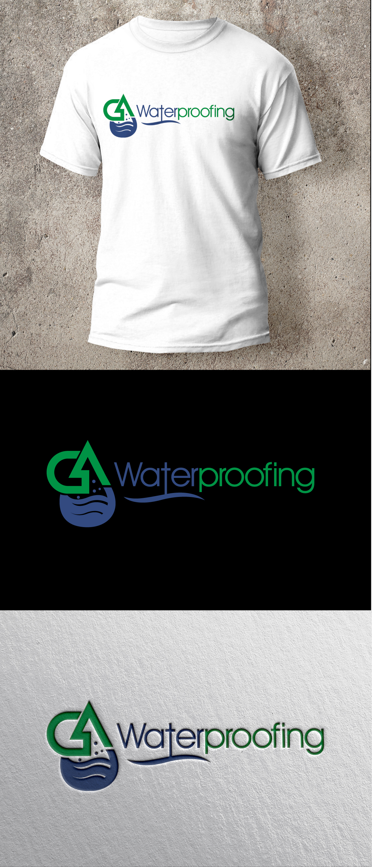 Logo Design by blue eye for GA Waterproofing | Design #27709568