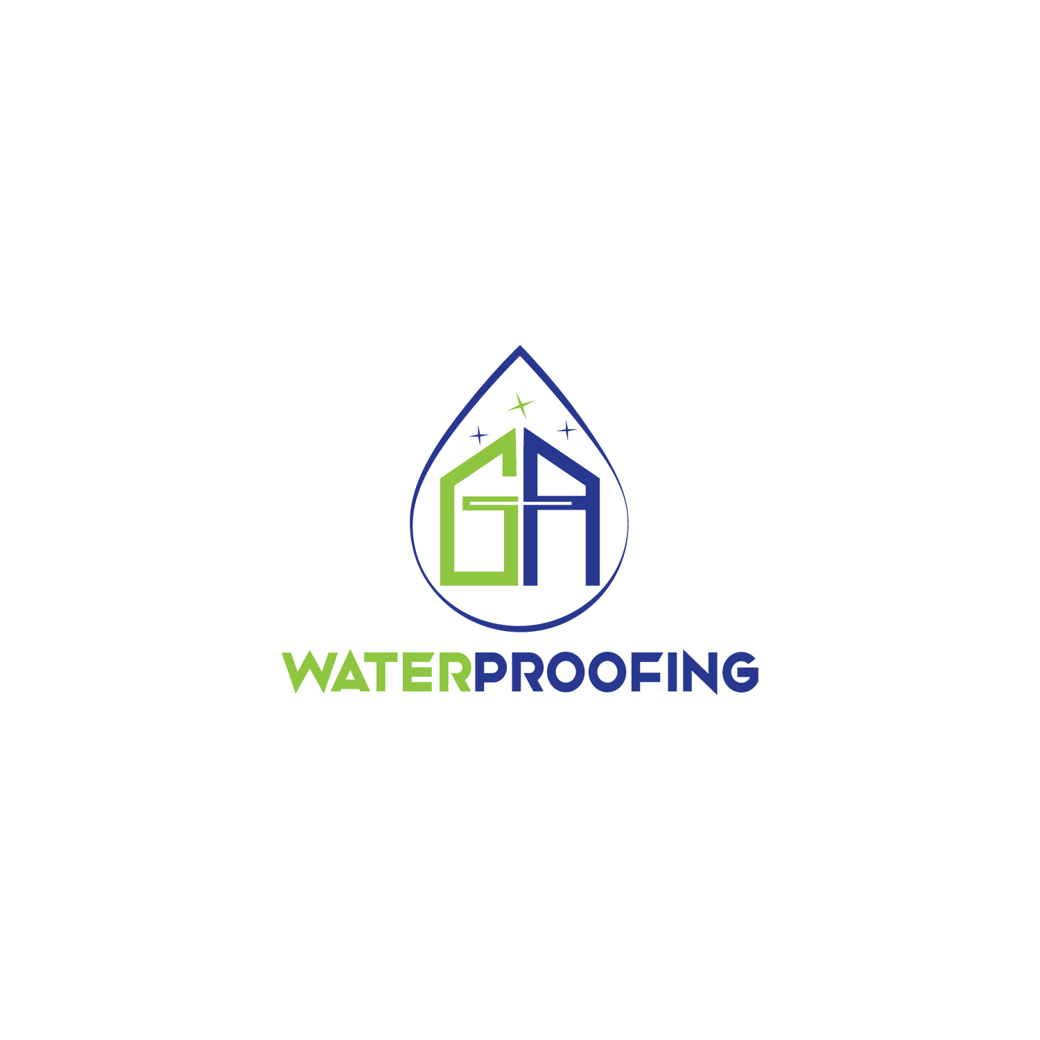 Logo Design by LAXMI DESIGNHUB for GA Waterproofing | Design #27709461