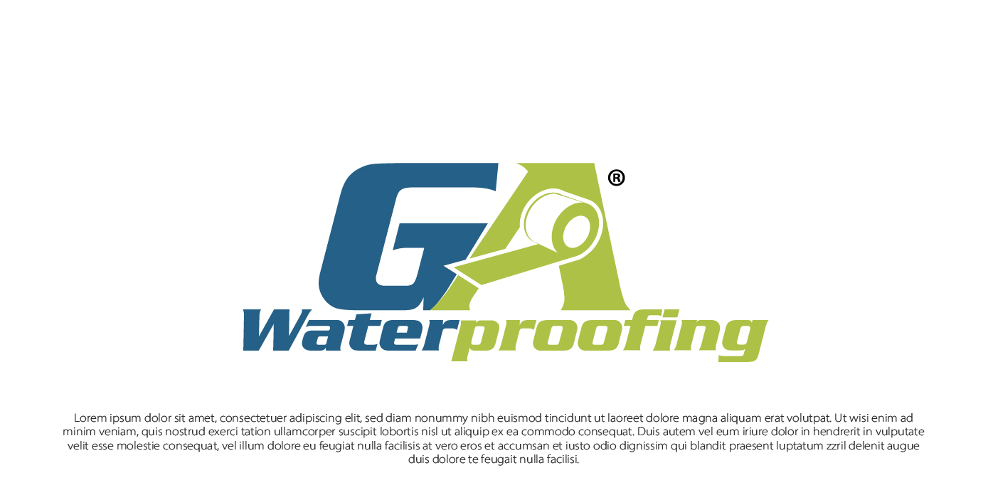 Logo Design by YERR® for GA Waterproofing | Design #27712344