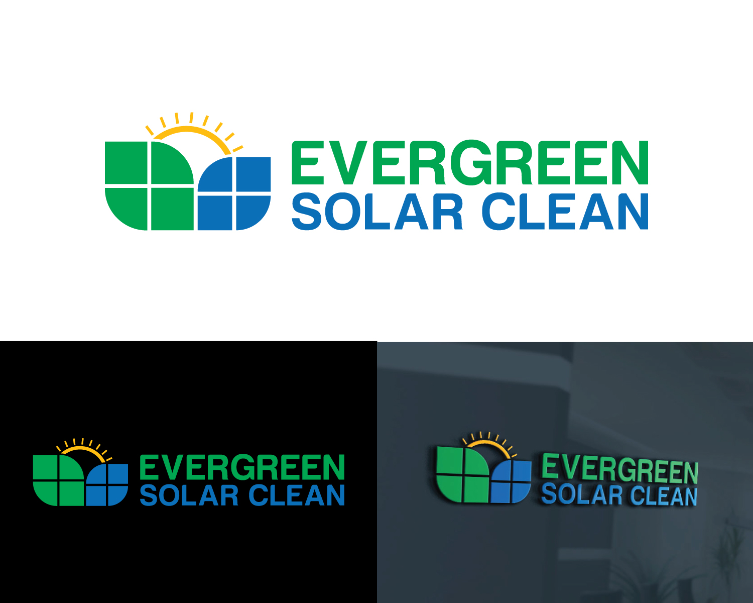 Logo Design by Box Graphic for Evergreen Solar Clean | Design #27739325