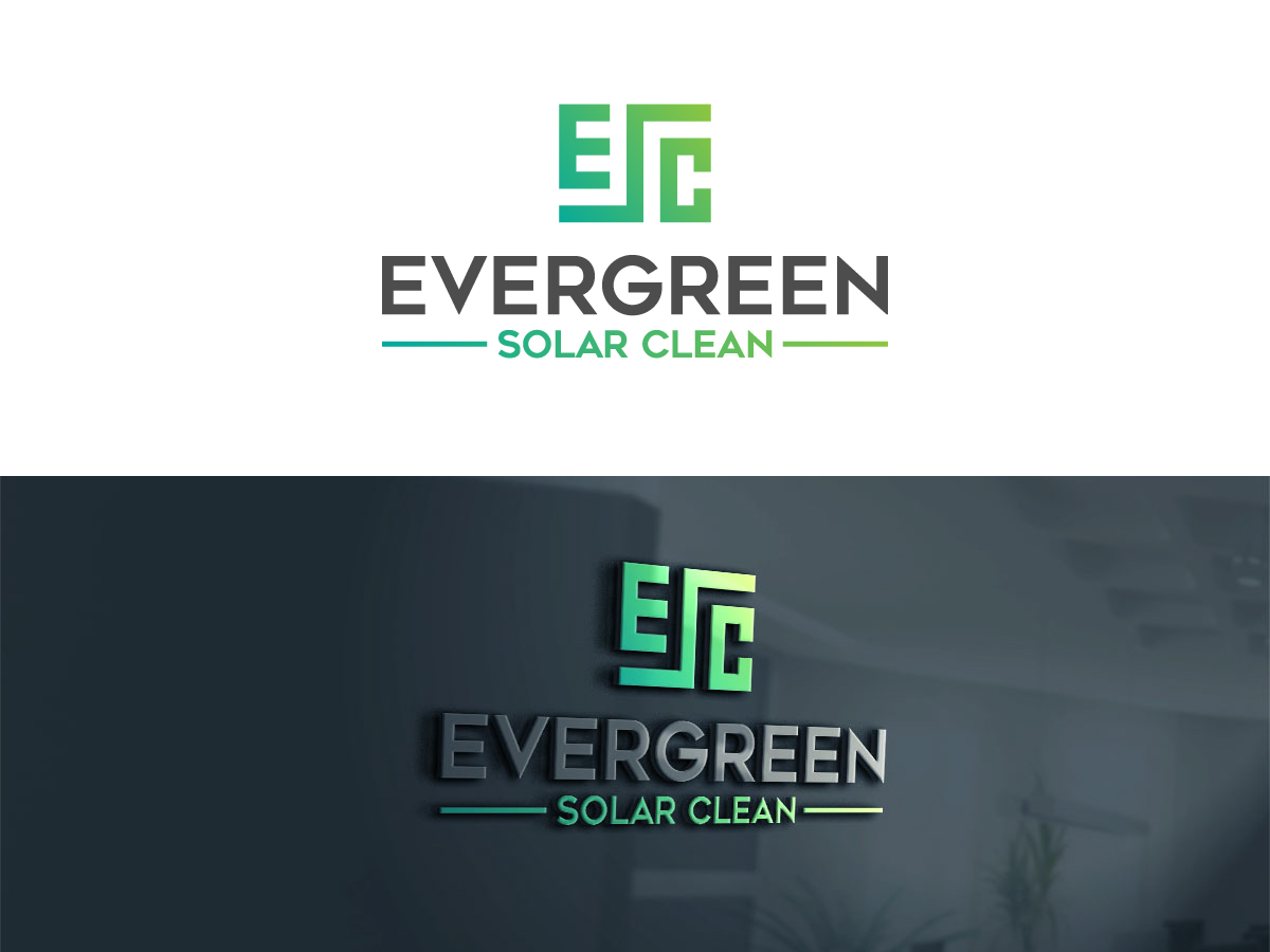 Logo Design by 439 Creations for Evergreen Solar Clean | Design #27708728