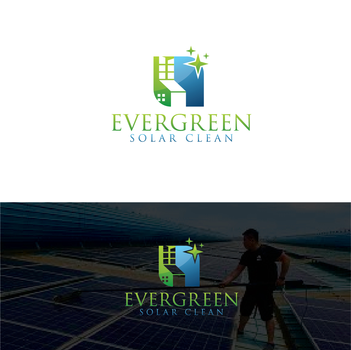 Diseño de Logo por Deziners Zone para Evergreen Solar Clean | Diseño #27710724