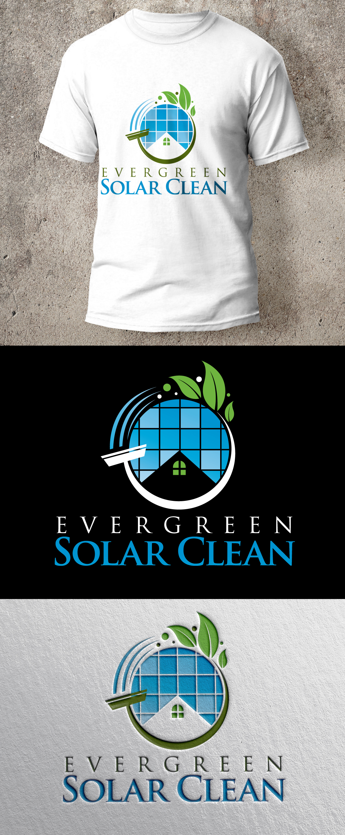 Logo Design by blue eye for Evergreen Solar Clean | Design #27711091