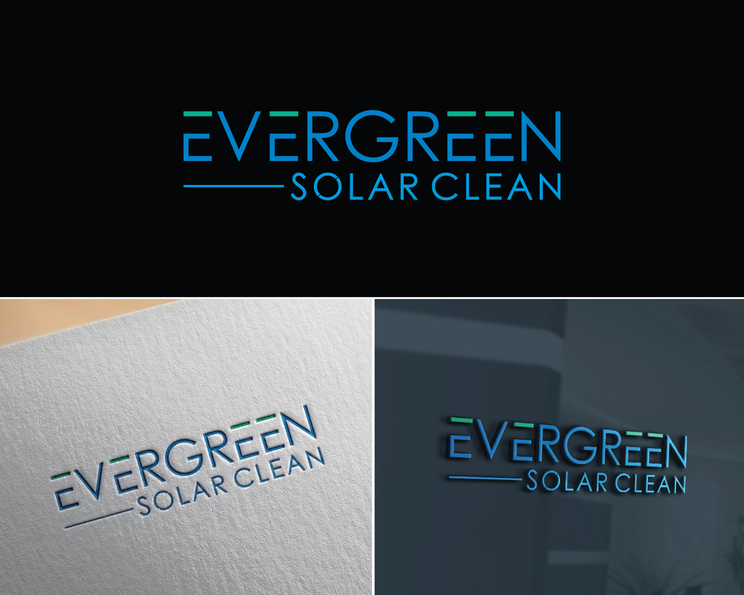 Logo Design by Atec for Evergreen Solar Clean | Design #27720522