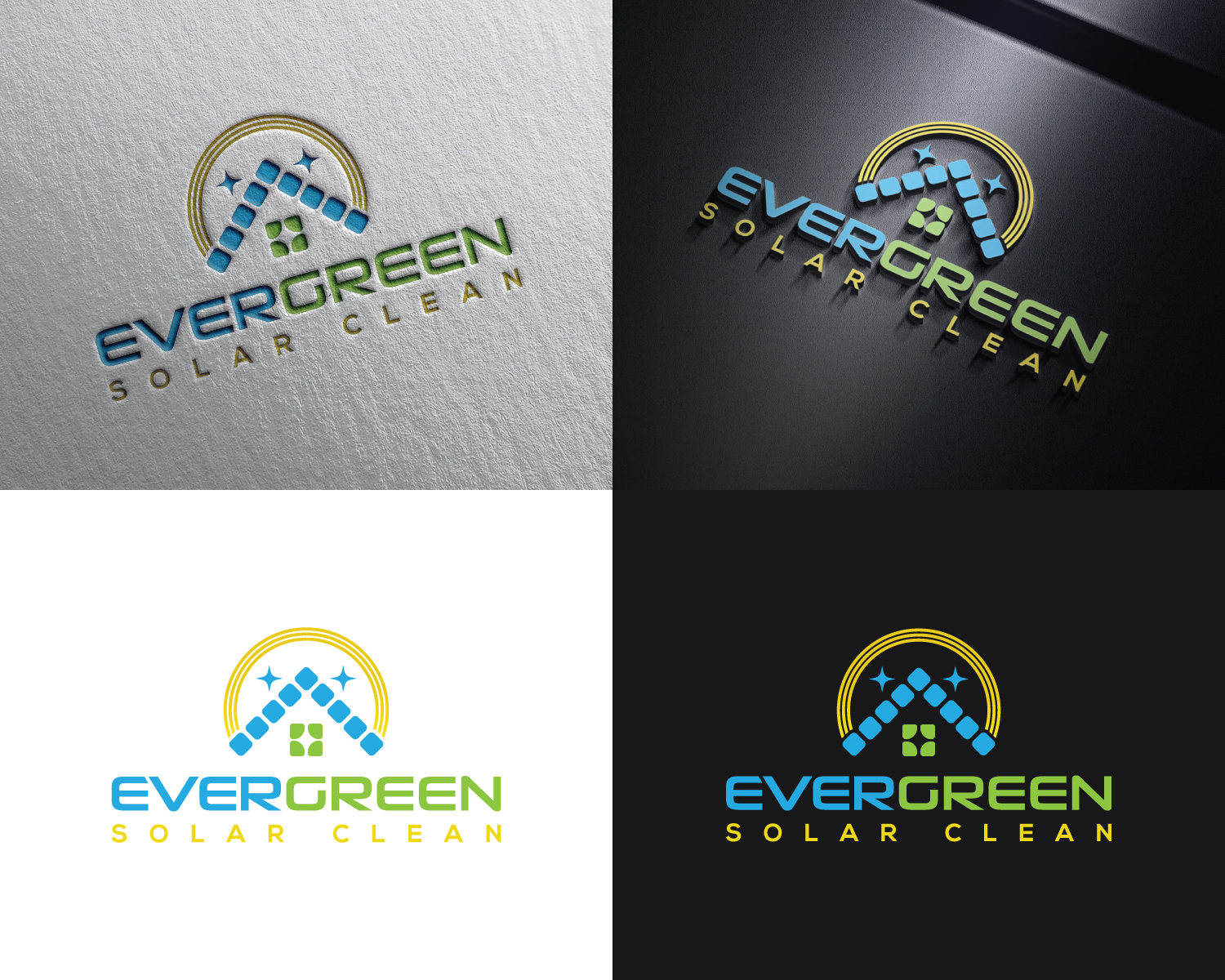 Diseño de Logo por MAWBM para Evergreen Solar Clean | Diseño #27736269