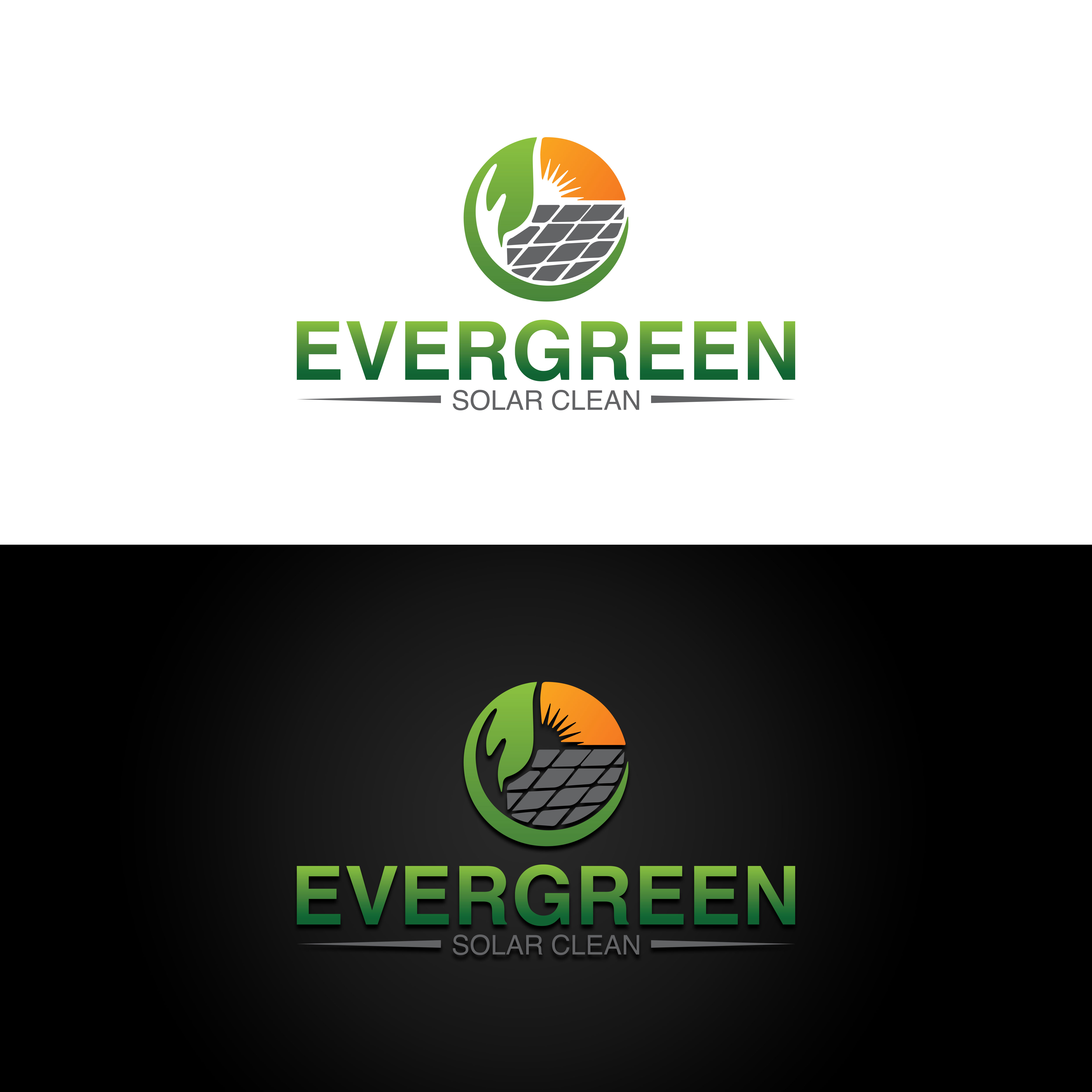 Logo Design by RK CREATIVE for Evergreen Solar Clean | Design #27717648