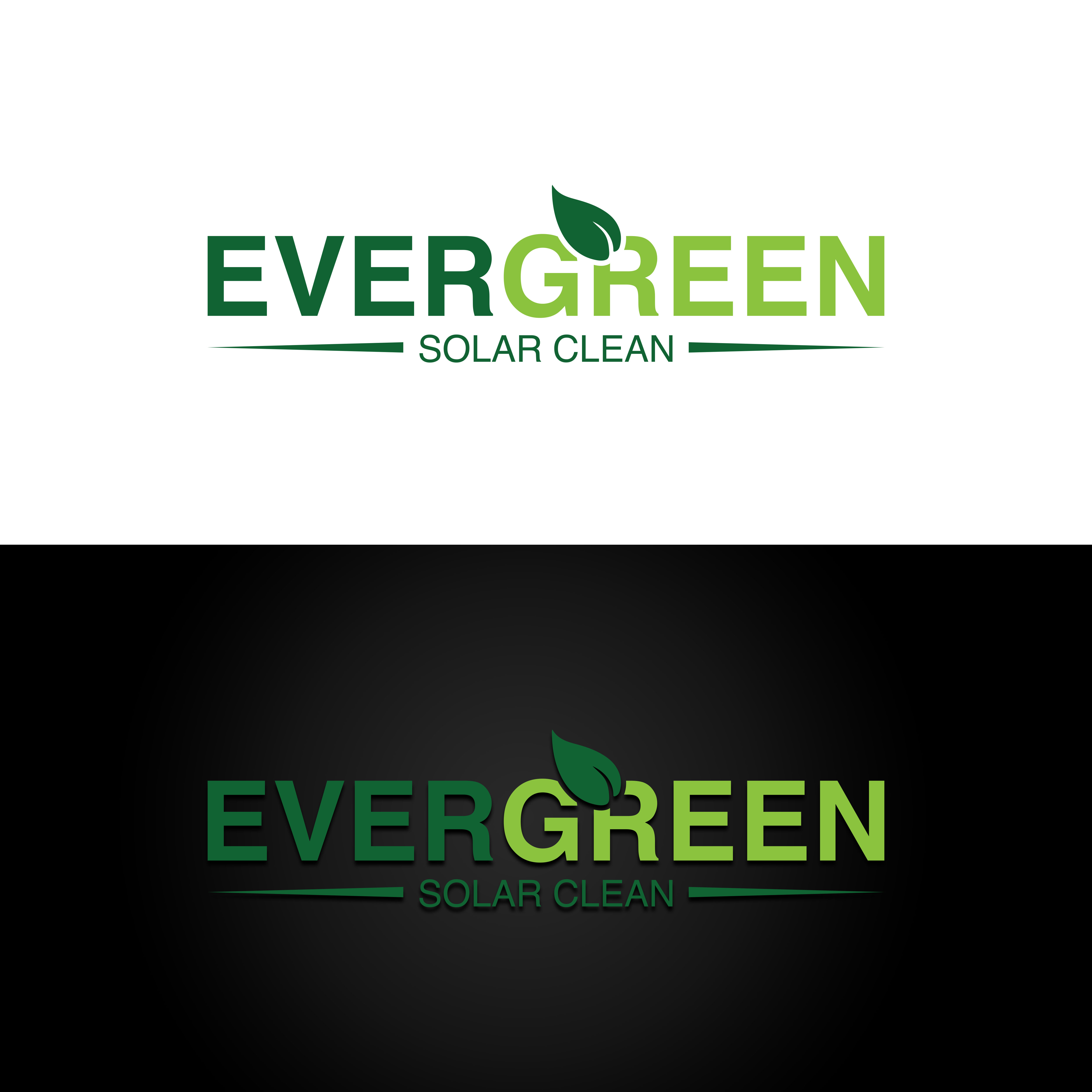 Logo Design by RK CREATIVE for Evergreen Solar Clean | Design #27717649