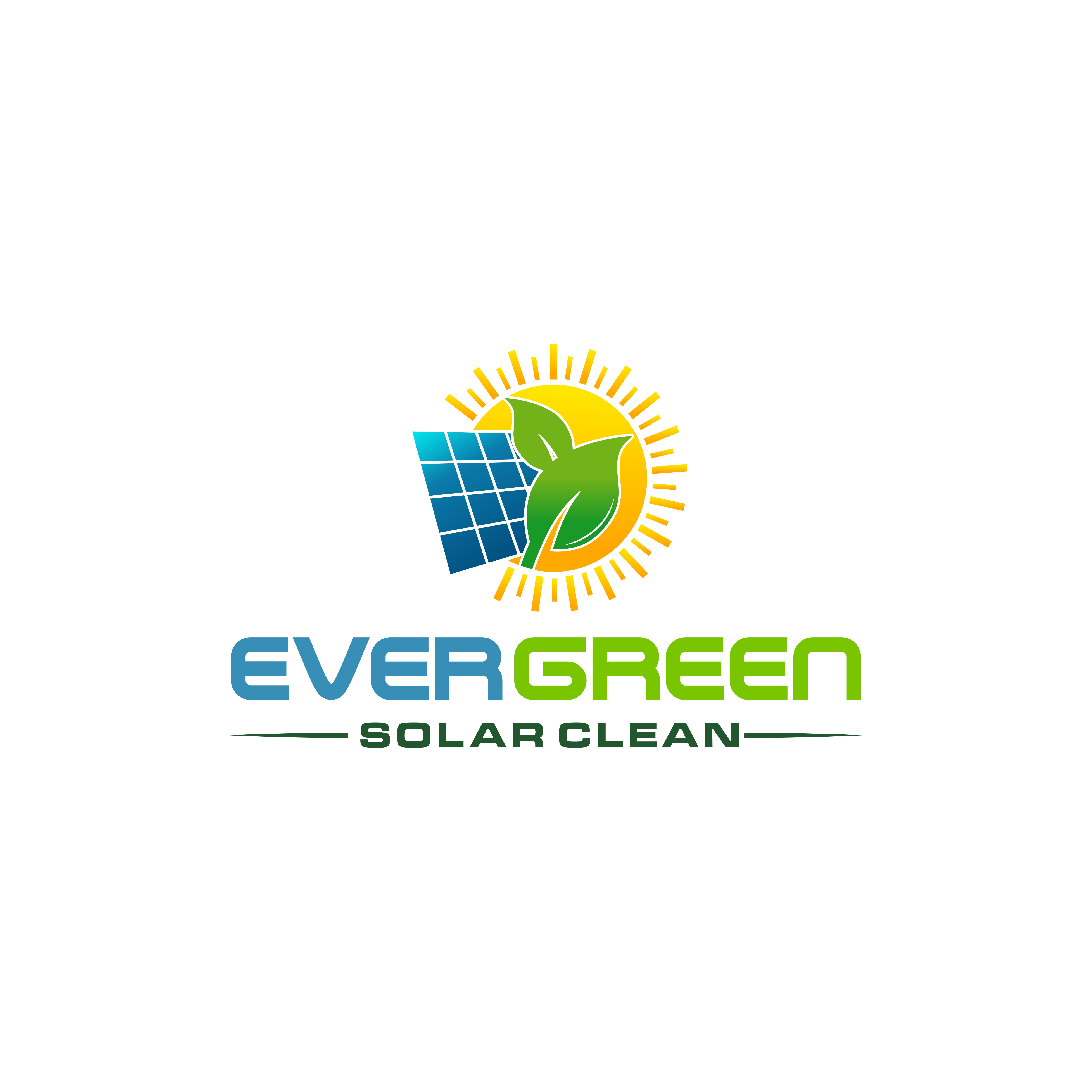 Logo Design by Kreative Soul for Evergreen Solar Clean | Design #27733187