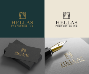 Hellas Properties INC | Logo Design by dennisdesigns