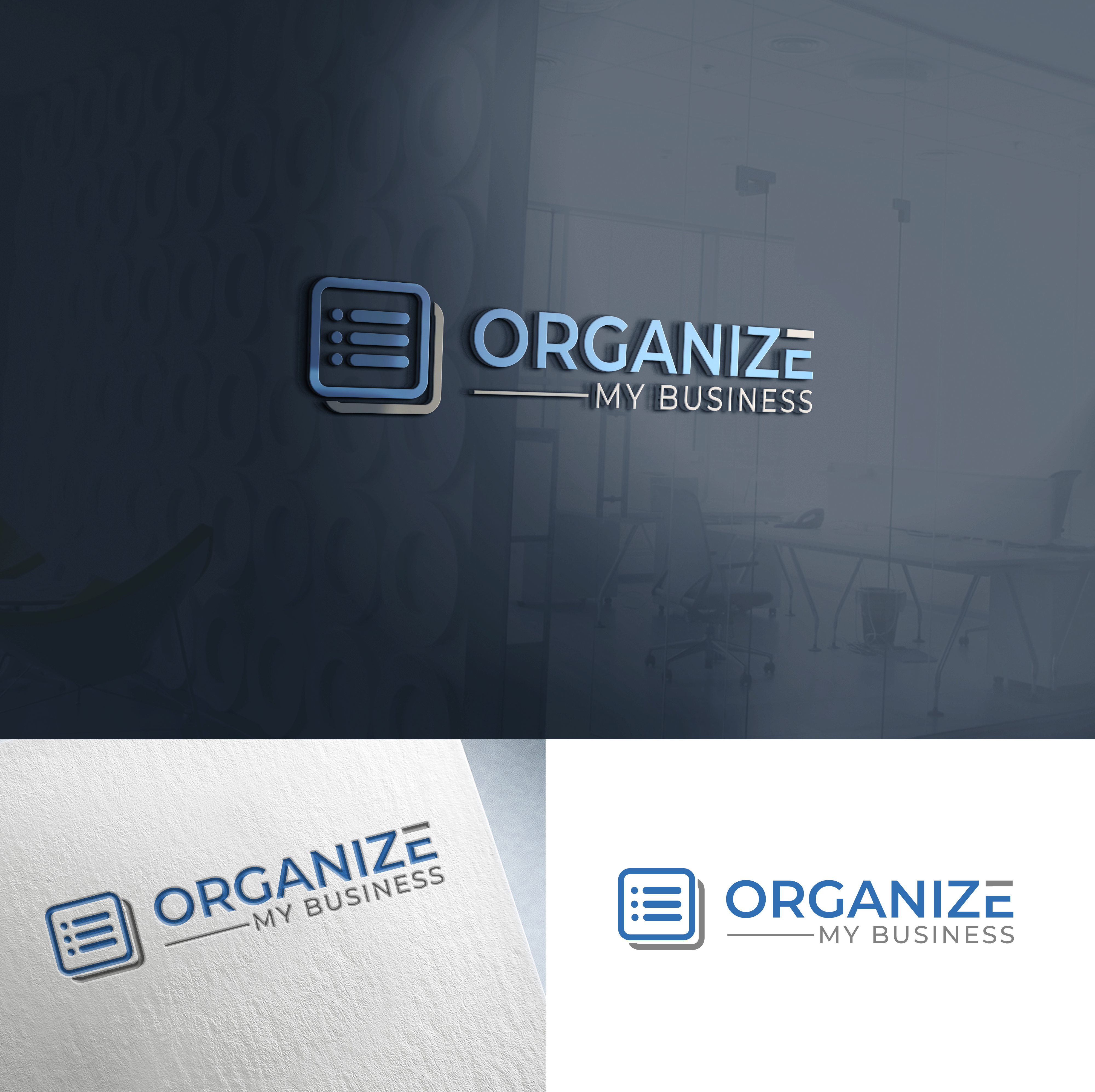 Logo Design by Taya Bright for Organize my Business  | Design #27711489