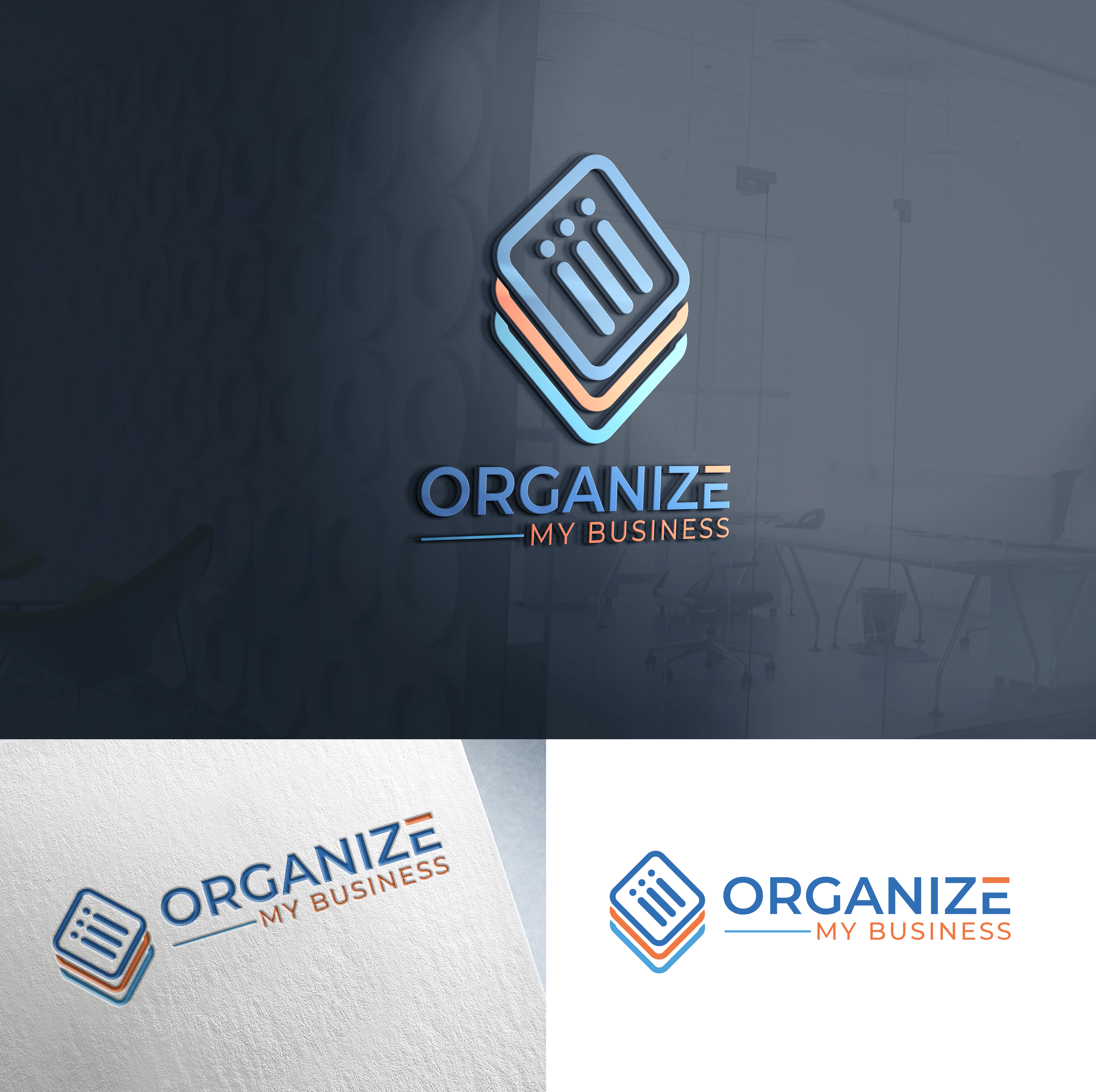 Logo Design by Taya Bright for Organize my Business  | Design #27711494