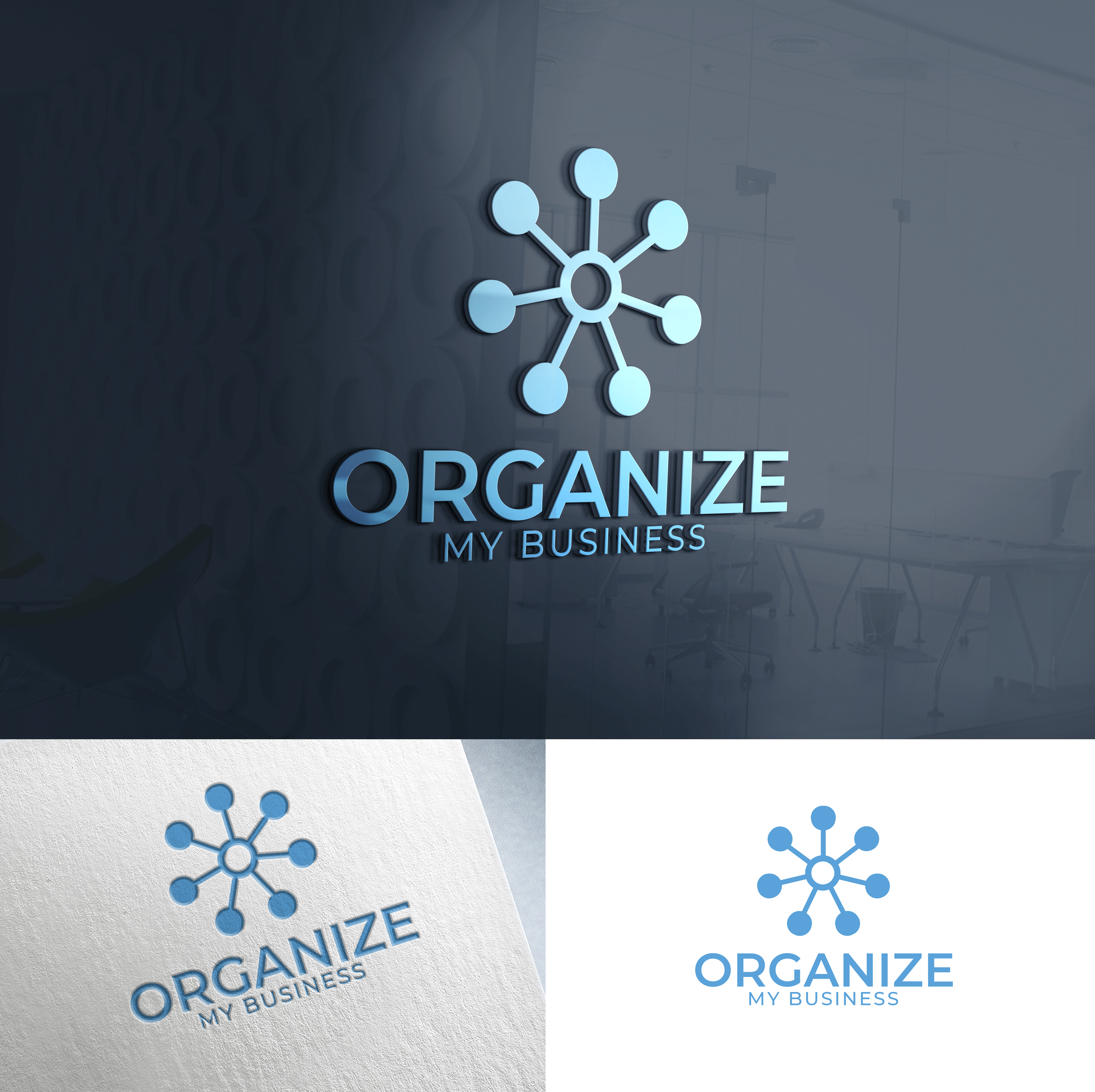 Logo Design by Taya Bright for Organize my Business  | Design #27711505